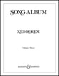 Song Album Volume 3 Vocal Solo & Collections sheet music cover